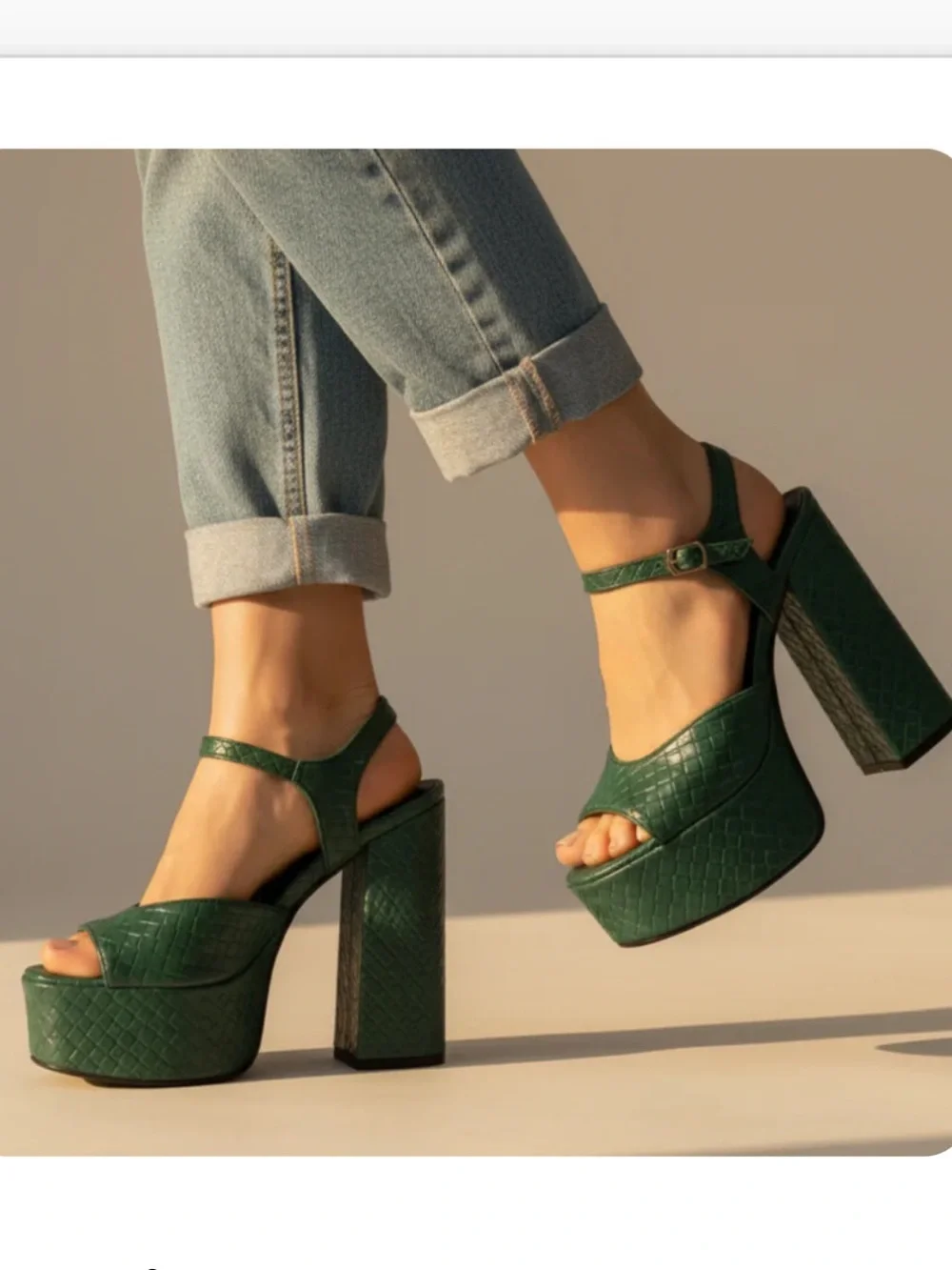 Brand new platform heels